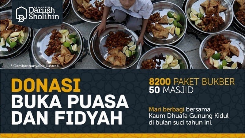 Donasi Buka Puasa dan Fidyah untuk Kaum Dhuafa Gunungkidul 