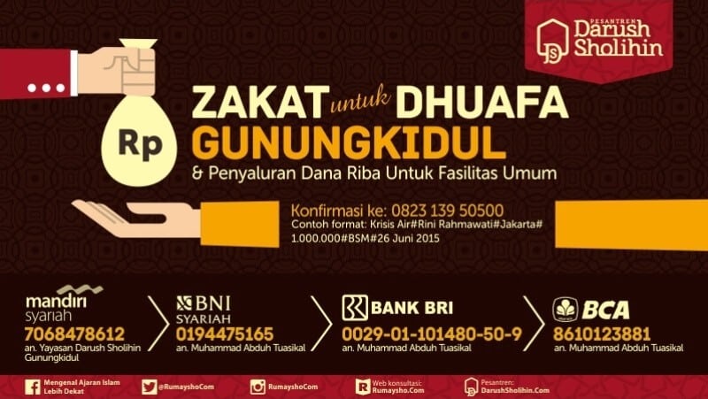 Rumaysho Com Siap Menyalurkan Zakat Untuk 2000 Dhuafa Di Panggang Dan Purwosari Gunungkidul Rumaysho Com