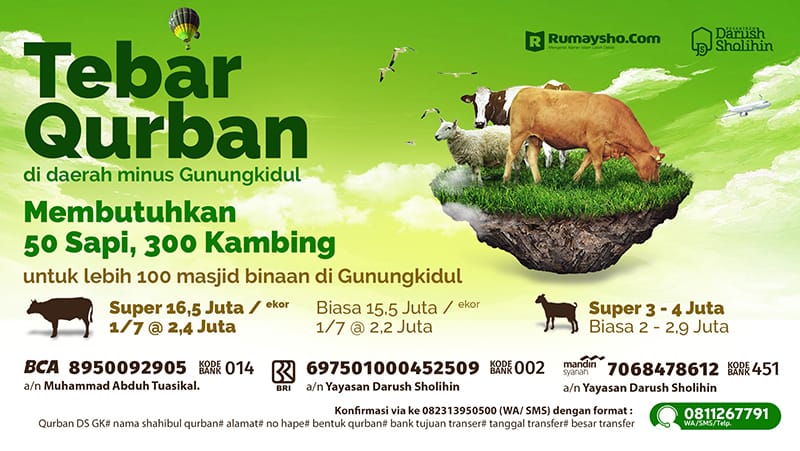 Gunungkidul Darurat Membutuhkan Qurban Edisi Terakhir Tahun 1437 H Rumaysho Com